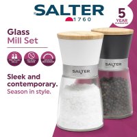 Salter Glass Mill Set Filled