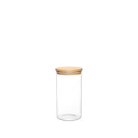 Jomafe Store&Care Round Glass Jar With Bamboo Lid - 1100ml