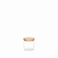 Jomafe Store&Care Round Glass Jar With Bamboo Lid - 500ml