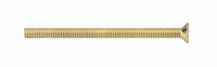 Knightsbridge M3.5 x 50mm Flat-Head countersunk electrical socket screw - Brass 100pcs - (C-SCREW50B)