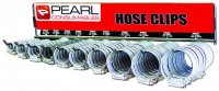 Pearl Hose Clip Display Stand With 100x Assorted Hose Clips