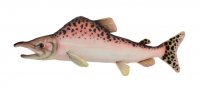Soft Toy Humpback, Pink Salmon by Hansa (34cm) 6048
