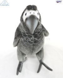 Soft Toy Bird African Grey Parrot by Hansa (33cm)