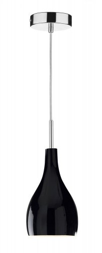 Dar Soho 1 Light Pendant Black