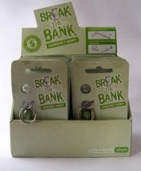 Slam Designs BTB1 Keyring Money Bank Emergency Bank Note Novelty Money Stash New