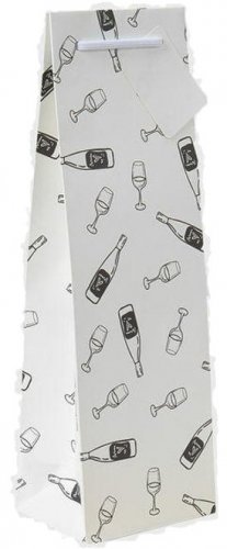 Wine Print Gift Bag