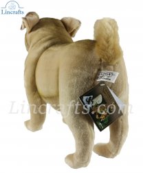 Soft Toy Pug Puppy Dog by Hansa (39cm.L) 7189