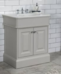 Silverdale Victorian 750mm Vanity Unit and Basin - French Grey