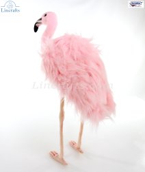 Soft Toy Bird, Flamingo by Hansa (38cm) 5680