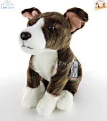 Soft Toy Whippet Puppy Dog by Faithful Friends (30cm) FWT03