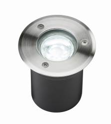 Knightsbridge 230V IP65 3W LED Stainless Steel Recessed Ground Light - 6000K - (LEDGL3D)