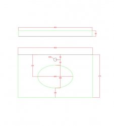 RAK Washington 800mm White Basin Unit