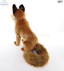 Soft Toy Red Fox Sitting by Hansa (33cm) 6098