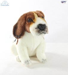 Soft Toy Dog, Beagle by Hansa (15cm) 8420