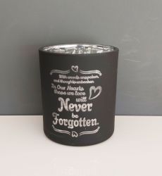 In Loving Memory - Never Be Forgotten Tealight & Holder Gift Set