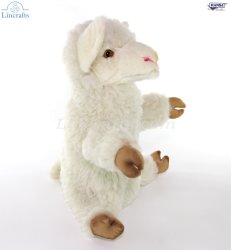 Soft Toy Lamb Hand Puppet by Hansa (25cm) 7340