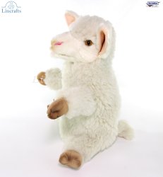 Soft Toy Lamb Hand Puppet by Hansa (25cm) 7340