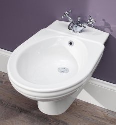 Silverdale Balasani Wall Hung Bidet - White