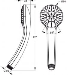 Ideal Standard IdealRain S3 Handspray