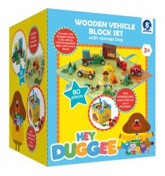 Hey Duggee Wooden Block Set - 80 Pieces - 8th Wonder