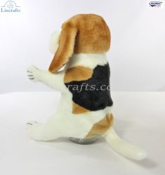 Soft Toy Beagle Dog Puppet by Hansa (28 cm) 8452