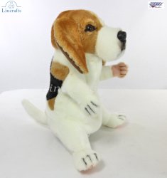 Soft Toy Beagle Dog Puppet by Hansa (28 cm) 8452