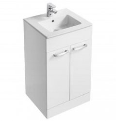 Ideal Standard Tempo White Gloss 500mm Floorstanding 2 Door Vanity Unit