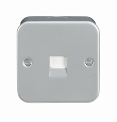 Knightsbridge Metal Clad Telephone Extension Socket - (M7400)