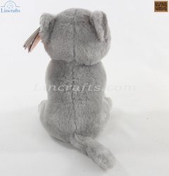 Soft Toy British Blue Cat by Living Nature (16.5cm) AN447