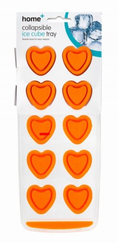 Home Plus Hearts Collapsible Ice Cube Tray - Assorted