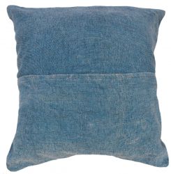 Filled cushion - stonewash cotton - Gheri Patchwork with cushion Pad