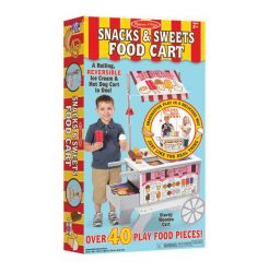 Melissa & Doug Snacks & Sweets Food Cart Pretend Play
