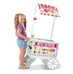 Melissa & Doug Snacks & Sweets Food Cart Pretend Play