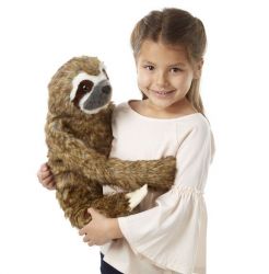 Lifelike Sloth Plush Soft Toy - Melissa & Doug