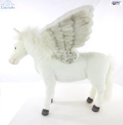 Soft Toy Pegasus Winged Horse by Hansa (48cm) 4973