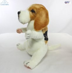 Soft Toy Beagle Dog Puppet by Hansa (28 cm) 8452