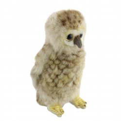 Soft Toy Bird of Prey, Screech Owl by Hansa (12cm) 5806