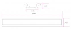 Knightsbridge 1M Aluminium Profile - Recessed Flat - (1MPRF)