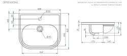 Tavistock Lansdown Semi-Countertop 1 Taphole Basin