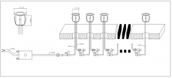 Knightsbridge IP65 230V 10 x 0.2w Warm White LED Kit 3000K - (KIT16WW)
