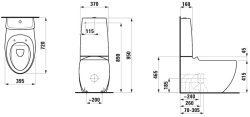 Laufen Alessi One Rimless Close Coupled Toilet Suite