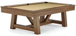 Brunswick Botanic Pool Table - Rustic Dark Brown 7ft or 8ft