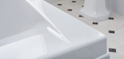 Carron Imperial TG SE 1800 x 750mm Carronite Bath with Grips