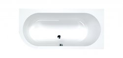 Carron Status 1700 x 725mm Left Hand Asymmetric Acrylic Bath