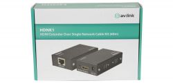 av:link 128.819 HDMI Extender Over Shielded Network Cable Kit 60m - Black