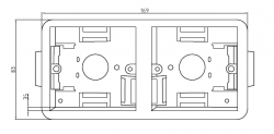 Knightsbridge 35mm Dual Dry Lining Box - (SN8380D)