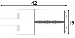 Knightsbridge G4 LED 3W AC/DC 2700K - (G4LED4)