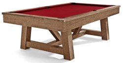 Brunswick Botanic Pool Table - Rustic Dark Brown 7ft or 8ft