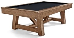 Brunswick Botanic Pool Table - Rustic Dark Brown 7ft or 8ft