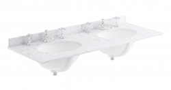 Bayswater 1200mm Marble Top Double Bowl